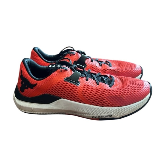 Under Armour Project Rock Sneaker Shoe BSR 2 Radio Red Training Unisex M8.5 W10 - Picture 6 of 16